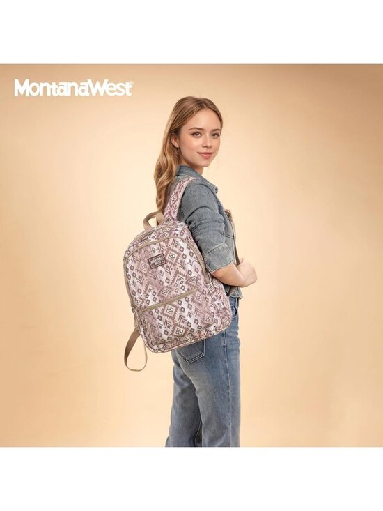 Stylish Western Aztec Backpack Purse for Women | Lightweight Casual Daypack main image 4